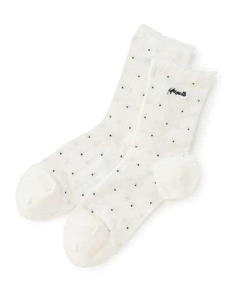 pom ponette junior / ポンポネット ジュニア ソックス | ドット柄クルーソックス | 詳細6