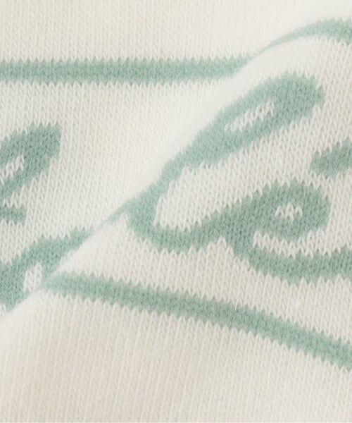 pom ponette junior / ポンポネット ジュニア ソックス | 犬刺しゅう+ライン入り短丈ソックス | 詳細3