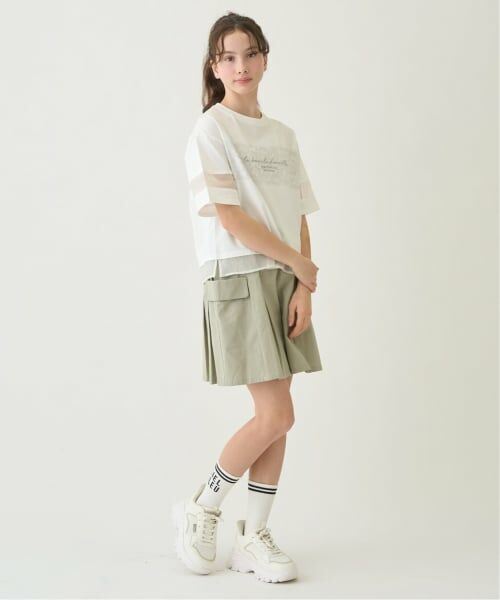 pom ponette junior / ポンポネット ジュニア ショート・ハーフ・半端丈パンツ | 【130cmあり】カーゴキュロット | 詳細20