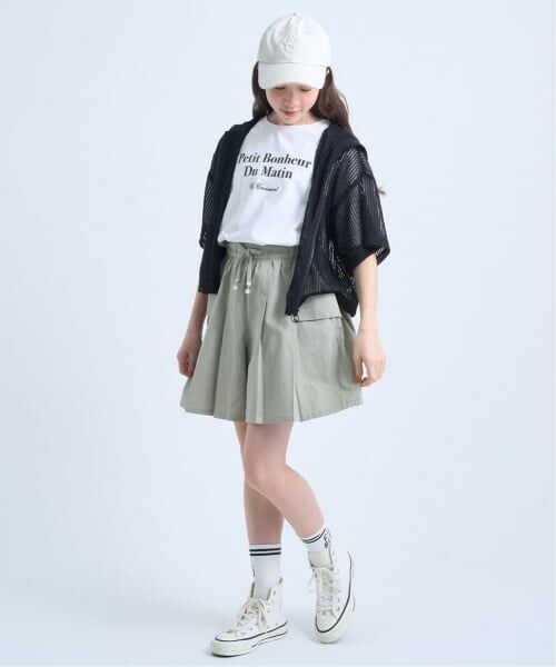 pom ponette junior / ポンポネット ジュニア ショート・ハーフ・半端丈パンツ | 【130cmあり】カーゴキュロット | 詳細23