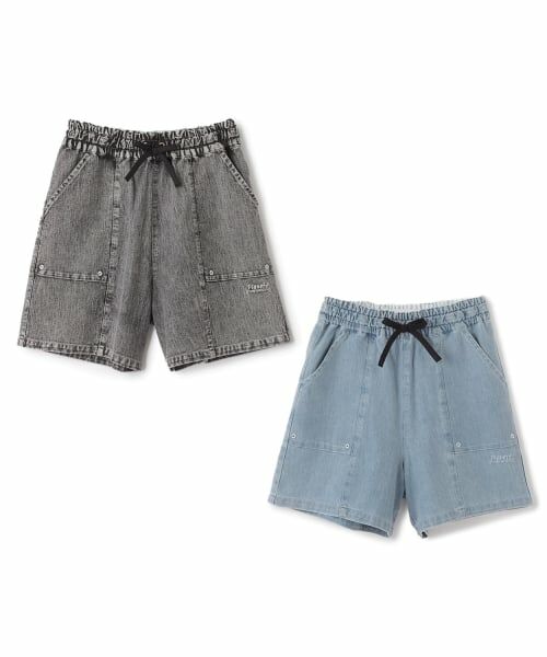 pom ponette junior / ポンポネット ジュニア ショート・ハーフ・半端丈パンツ | 【GOOD PRICE】カットソーデニムショートパンツ | 詳細9
