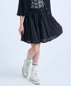 pom ponette junior / ポンポネット ジュニア ショート・ハーフ・半端丈パンツ | チェックキュロット