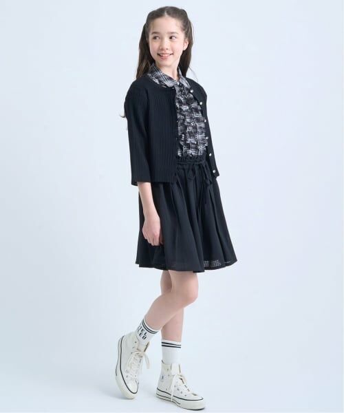 pom ponette junior / ポンポネット ジュニア ショート・ハーフ・半端丈パンツ | チェックキュロット | 詳細13
