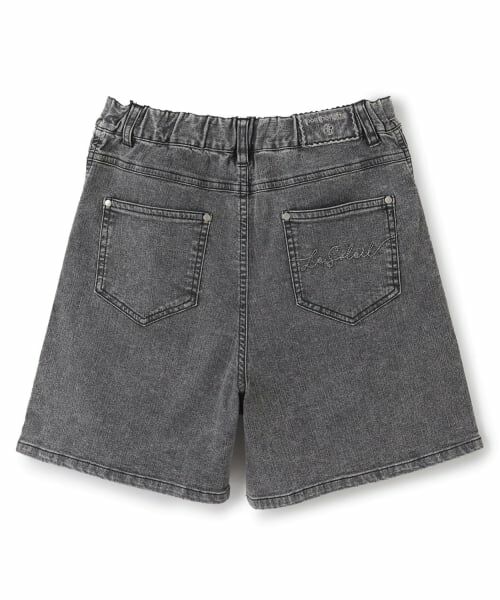 pom ponette junior / ポンポネット ジュニア ショート・ハーフ・半端丈パンツ | 【接触冷感】デニムショートパンツ | 詳細1