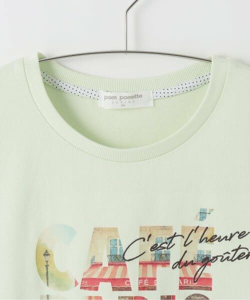 pom ponette junior / ポンポネット ジュニア Tシャツ | 【UVカット・遮熱・接触冷感】転写ロゴTシャツ | 詳細2