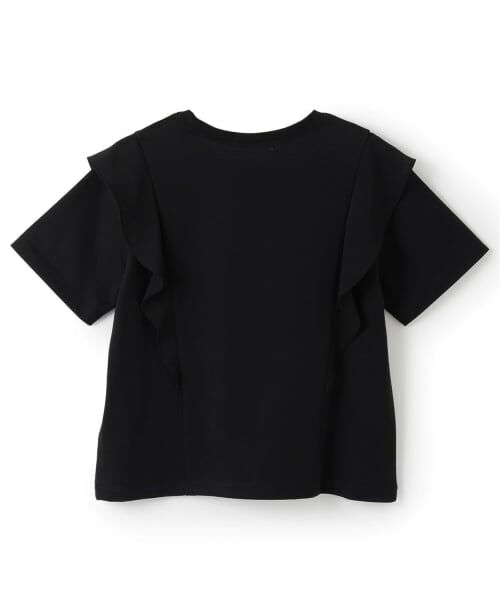 pom ponette junior / ポンポネット ジュニア Tシャツ | 【UVカット・遮熱・接触冷感】ラッフルグラフィックTシャツ | 詳細1