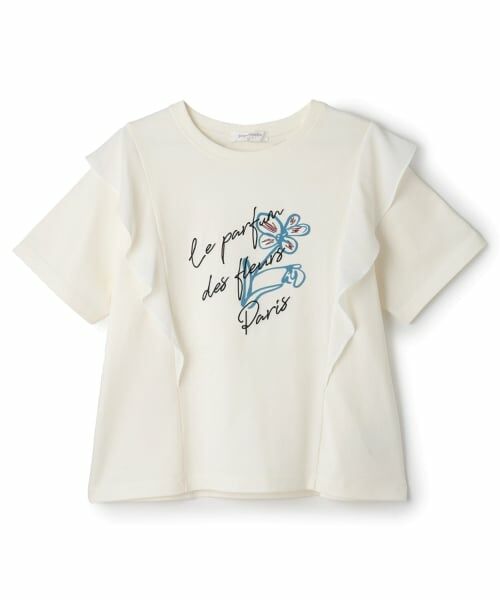 pom ponette junior / ポンポネット ジュニア Tシャツ | 【UVカット・遮熱・接触冷感】ラッフルグラフィックTシャツ | 詳細11