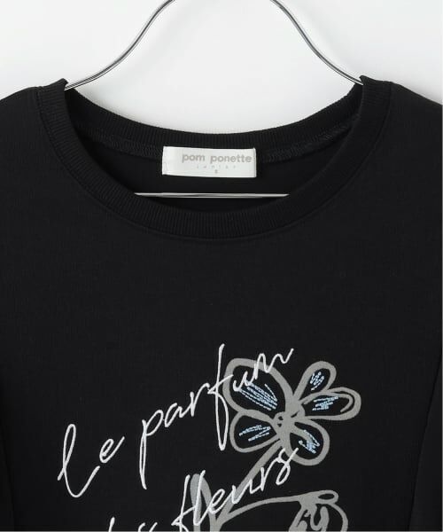 pom ponette junior / ポンポネット ジュニア Tシャツ | 【UVカット・遮熱・接触冷感】ラッフルグラフィックTシャツ | 詳細2