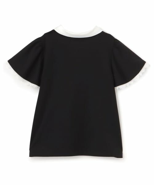 pom ponette junior / ポンポネット ジュニア シャツ・ブラウス | 【UVカット】衿つきレースカットソーブラウス | 詳細1