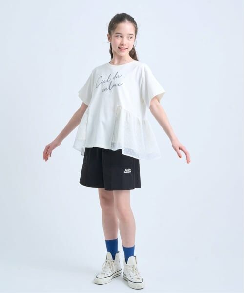 pom ponette junior / ポンポネット ジュニア Tシャツ | 【UVカット・遮熱・接触冷感】ペプラムTシャツ | 詳細14