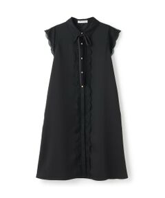 pom ponette junior / ポンポネット ジュニア ミニ丈・ひざ丈ワンピース | ジョーゼットレースワンピース