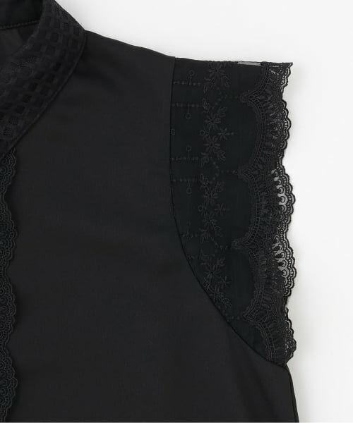 pom ponette junior / ポンポネット ジュニア ミニ丈・ひざ丈ワンピース | ジョーゼットレースワンピース | 詳細4