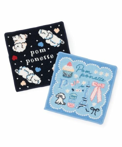 pom ponette junior / ポンポネット ジュニア ハンカチ | シェニール織ハンカチ | 詳細5