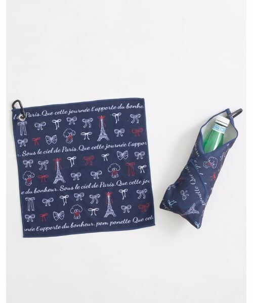 pom ponette junior / ポンポネット ジュニア タオル | リボンドットPARIS柄くっつきタオル | 詳細11