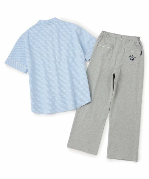 pom ponette junior / ポンポネット ジュニア ルームウェア | 【ワンマイルウェア】シャツ＆ロングパンツセット | 詳細1