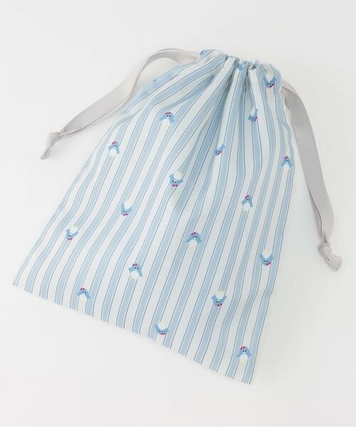 pom ponette junior / ポンポネット ジュニア ポーチ | 【撥水】総柄トラベル巾着 | 詳細2