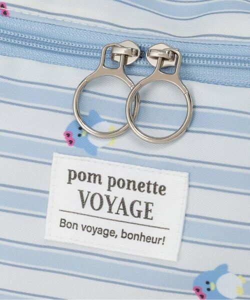 pom ponette junior / ポンポネット ジュニア ポーチ | 【撥水】総柄トラベルポーチ | 詳細2