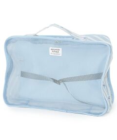 pom ponette junior / ポンポネット ジュニア ポーチ | 【撥水】総柄トラベルメッシュポーチ