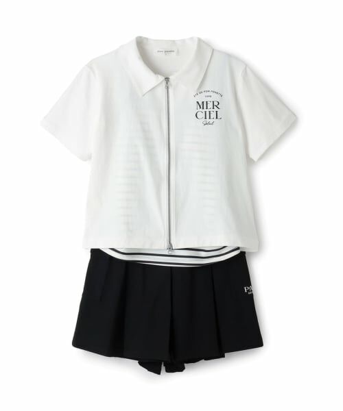 pom ponette junior / ポンポネット ジュニア 水着・スイムグッズ | 【SWIM】【UVカット】ジップアップコーデ3点セット | 詳細25