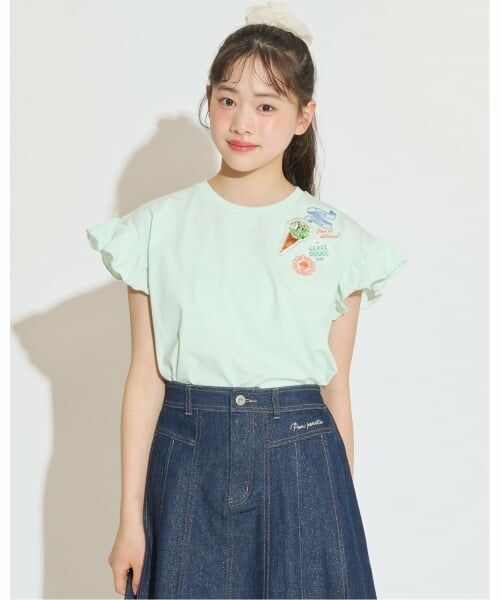 pom ponette junior / ポンポネット ジュニア Tシャツ | 【サーティワン アイスクリーム】ワッペン刺しゅうTシャツ | 詳細14