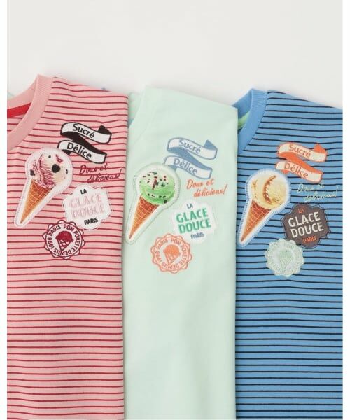 pom ponette junior / ポンポネット ジュニア Tシャツ | 【サーティワン アイスクリーム】ワッペン刺しゅうTシャツ | 詳細4