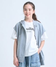 pom ponette junior / ポンポネット ジュニア パーカー | ノースリーブパーカ×【接触冷感】Tシャツセット