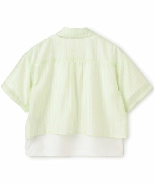 pom ponette junior / ポンポネット ジュニア シャツ・ブラウス | 半袖シアーシャツ×Tシャツセット | 詳細1