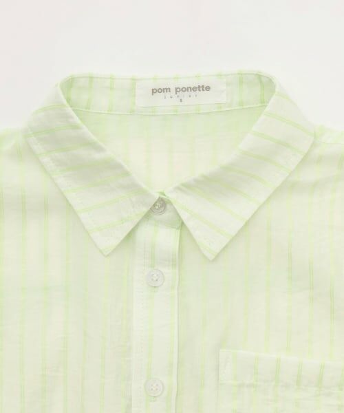 pom ponette junior / ポンポネット ジュニア シャツ・ブラウス | 半袖シアーシャツ×Tシャツセット | 詳細13