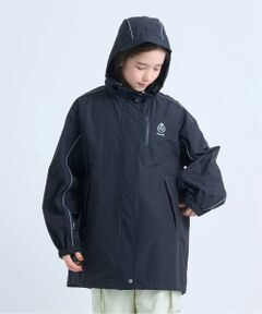 pom ponette junior / ポンポネット ジュニア その他アウター | 【晴雨兼用】サコッシュつき撥水コート