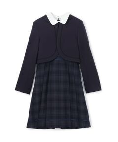pom ponette junior / ポンポネット ジュニア セットアップ | 【卒服】【セットアイテム】ボレロ白襟×ワンピース