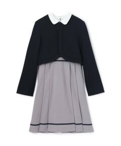 pom ponette junior / ポンポネット ジュニア セットアップ | 【卒服】【セットアイテム】ボレロ白襟×ワンピース