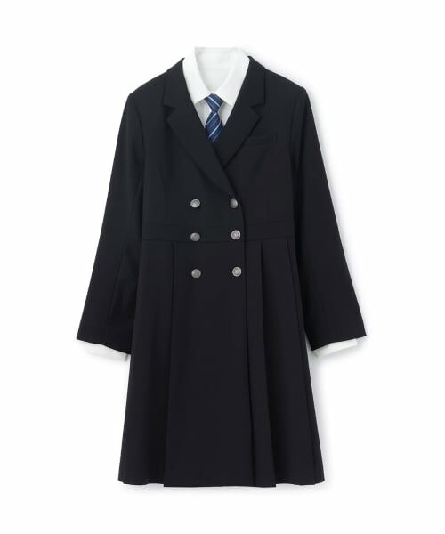 pom ponette junior / ポンポネット ジュニア ドレス | 【卒服】【4点セット】ジャケットワンピースコーデセット(黒)