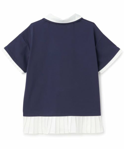 pom ponette junior / ポンポネット ジュニア Tシャツ | ダブルカラーレイヤードトップス | 詳細10