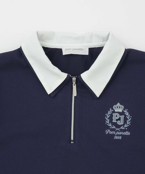pom ponette junior / ポンポネット ジュニア Tシャツ | ダブルカラーレイヤードトップス | 詳細11