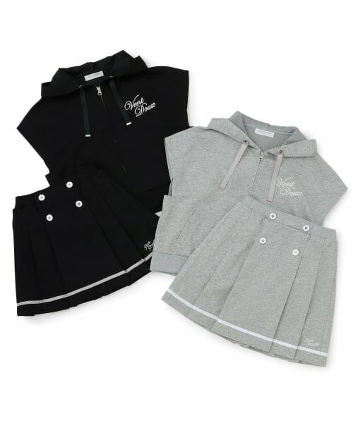 pom ponette junior / ポンポネット ジュニア その他トップス | 【接触冷感】フレンチスリーブパーカセットアップ | 詳細4