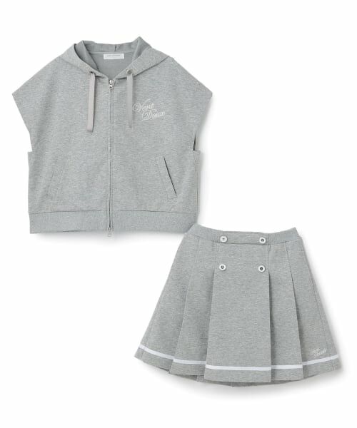 pom ponette junior / ポンポネット ジュニア その他トップス | 【接触冷感】フレンチスリーブパーカセットアップ | 詳細8