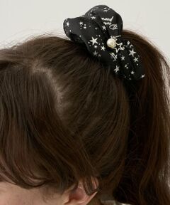 pom ponette junior / ポンポネット ジュニア ヘアゴム・シュシュ | 星総柄プリントシュシュ