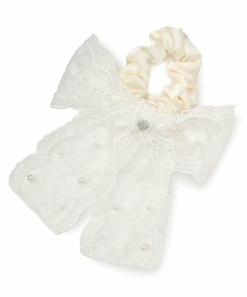 pom ponette junior / ポンポネット ジュニア ヘアゴム・シュシュ | レースリボンシュシュ | 詳細5