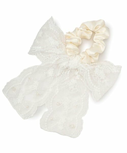 pom ponette junior / ポンポネット ジュニア ヘアゴム・シュシュ | レースリボンシュシュ | 詳細6