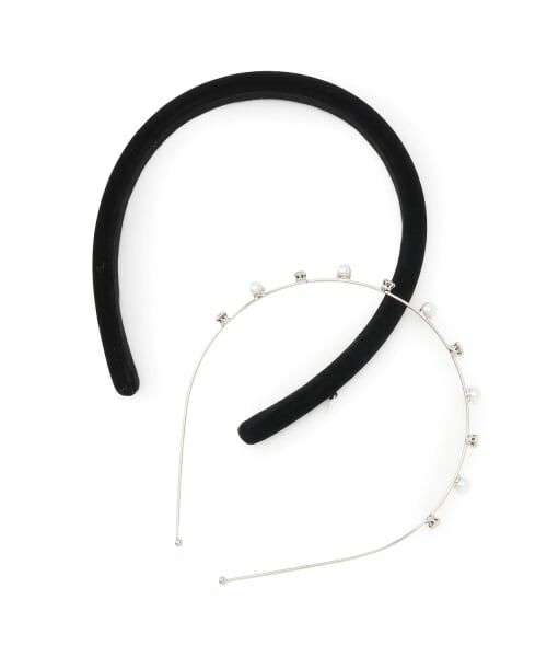 pom ponette junior / ポンポネット ジュニア カチューシャ・カチューム・その他 | カチューシャ2本セット（黒）