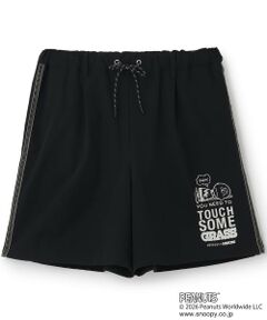 pom ponette junior / ポンポネット ジュニア ショート・ハーフ・半端丈パンツ | 【PEANUTS】【機能素材】サイドラインショートパンツ