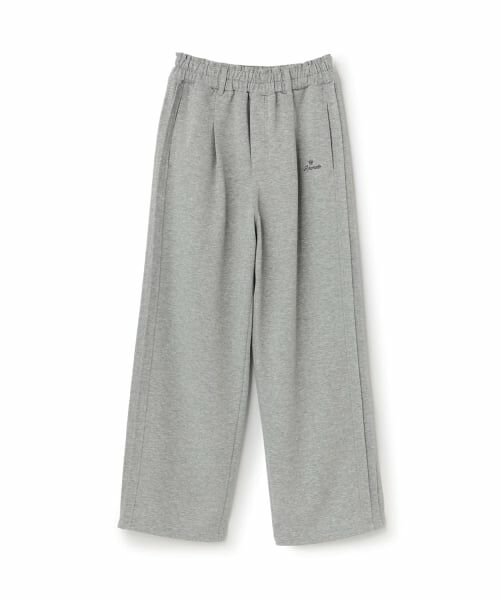 pom ponette junior / ポンポネット ジュニア その他パンツ | サイドピンタックダンボールスウェットパンツ(トップ グレー)