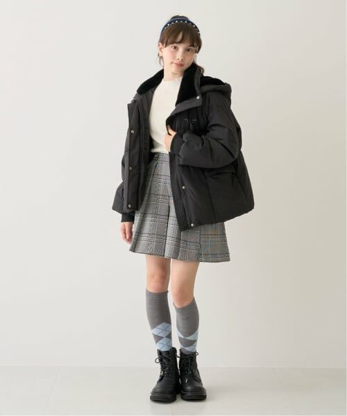 pom ponette junior / ポンポネット ジュニア ショート・ハーフ・半端丈パンツ | 【130cmあり】チャームつきカーゴキュロット | 詳細2