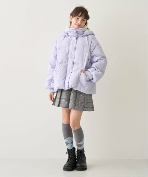pom ponette junior / ポンポネット ジュニア ショート・ハーフ・半端丈パンツ | 【130cmあり】チャームつきカーゴキュロット | 詳細3