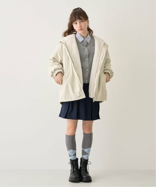 pom ponette junior / ポンポネット ジュニア ショート・ハーフ・半端丈パンツ | 【130cmあり】チャームつきカーゴキュロット | 詳細4