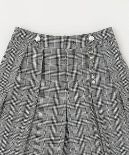 pom ponette junior / ポンポネット ジュニア ショート・ハーフ・半端丈パンツ | 【130cmあり】チャームつきカーゴキュロット | 詳細9