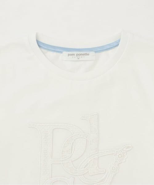 pom ponette junior / ポンポネット ジュニア Tシャツ | 【130cmあり】モチーフアップリケTシャツ | 詳細2
