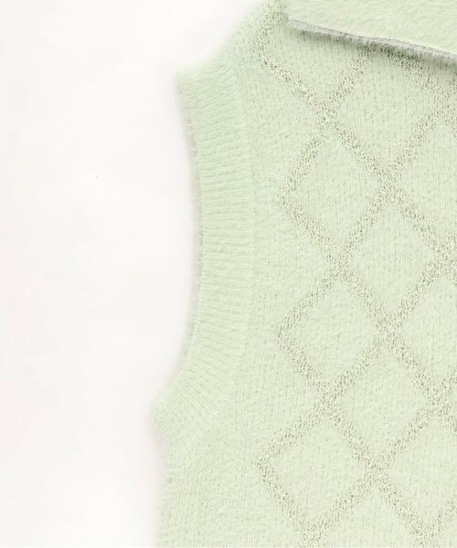 pom ponette junior / ポンポネット ジュニア ニット・セーター | 【130cmあり】【2枚セット】ジップニットベスト×Tシャツセット | 詳細4