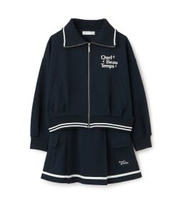 pom ponette junior / ポンポネット ジュニア その他トップス | 【130cmあり】ダンボールジップアップセットアップ