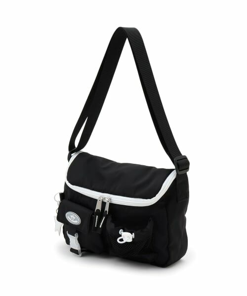 pom ponette junior / ポンポネット ジュニア ショルダーバッグ | カジュアルショルダー（黒）